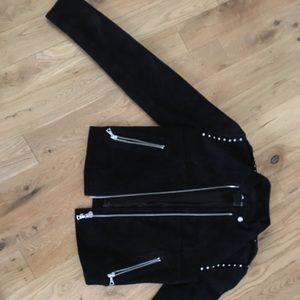 Theory suede jacket (small)